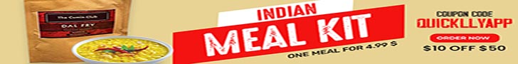Rakuten Quicklly Indian Meal Kits 728-01