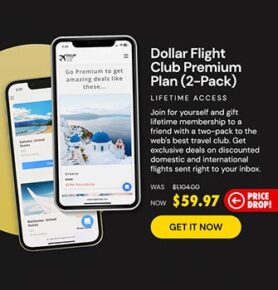 Dollar Flight Club Premium Plan (2-Pack)