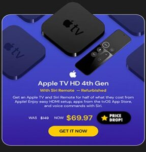 Apple TV HD 4th Gen