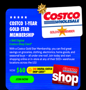Costco 1-Year Gold Star Membership