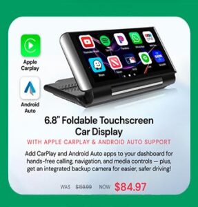 Foldable Touchscreen Car Display