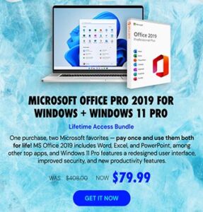 Microsoft Office Pro + Windows 11 Pro Lifetime Bundle