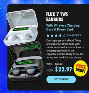 Flux 7 TWS Earbuds