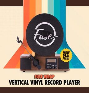 Fuse Wrap Vertical Vinyl Record Player